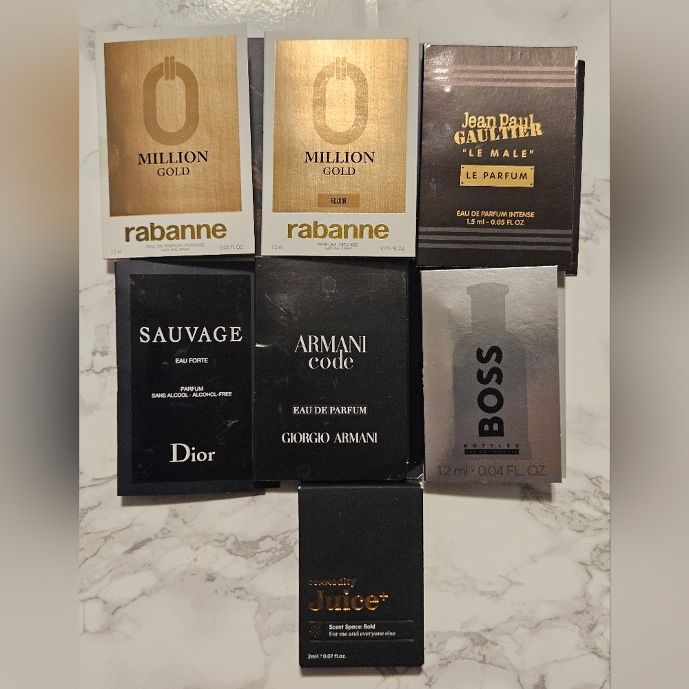 Perfume sample set - 7 samples